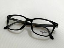 レイバン Ray Ban メガネフレーム スクエアウェリントンフレーム RB5306-D 2000 53 17 145 ブラック プラスチック フルリム 保護メガネ_画像5