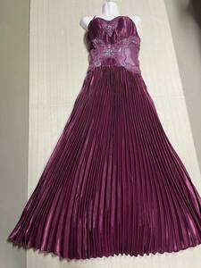  beautiful * work / musical performance ./ chairmanship / party / Mai pcs / photographing * purple / pleat long dress *