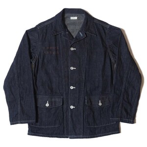 ウエアハウス WAREHOUSE ジャケット カバーオール Lot 2186 U.S.ARMY DENIM COVERALL プリント 40　NONWASH