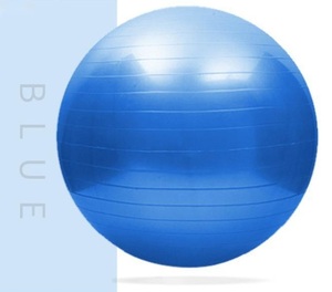 新品 バランスボール （ブルー）55cm ヨガ 体幹トレーニング