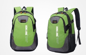  rucksack ( green ) outdoor rucksack man and woman use street middle usually using also 