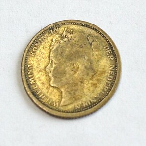 10セント銀貨 銀640 オランダ 1904 ウィルヘルミナの画像1