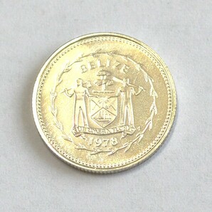 10セント銀貨 銀925 ベリーズ 1978の画像2