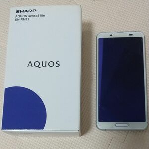 AQUOS sense3 lite 5.5インチ メモリー4GB ストレージ64GB シルバーホワイト 楽天モバイル