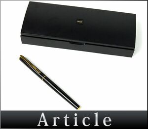 173978□美品 筆記未確認 PILOT パイロット 万年筆 グランディー 樹脂 GP ペン先14K ブラック 黒 ゴールド 筆記用具 文房具/ G