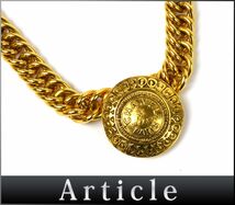 174836〇 CHANEL シャネル 31リュカンボン チェーン ペンダント ネックレス 3874 GP ゴールド レディース アクセサリー プレート/ E_画像1