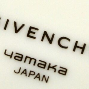 175503◆美品 GIVENCHY yamaka ジバンシィ ヤマカ ティーカップ＆ソーサー2客セット スプーン付 陶磁器 ホワイト シルバー 箱付/ Hの画像4