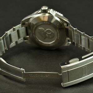 174226□動作確認済 TAG Heuer タグホイヤー アクアレーサー 腕時計 自動巻き デイト 3針 WBP231J.BA0618 8Pダイヤ ピンク レディース/ Dの画像8