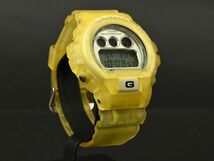 176543◆美品 動作確認済 CASIO カシオ G-SHOCK Gショック イルクジ 腕時計 クォーツ DW-6900K デジタル 樹脂 イエロー メンズ/ D_画像3