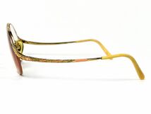 169315□度入り Christian Dior クリスチャンディオール メガネ 眼鏡 アイウェア メタル ゴールド レディース ファッション/ G_画像4