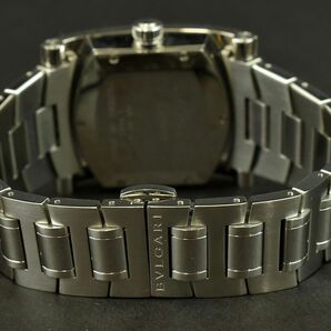 175083◆美品 動作確認済 BVLGARI ブルガリ アショーマ 腕時計 クォーツ AA39S デイト 2針 SS グレー シルバー メンズ 箱/ Dの画像7