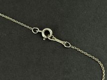 174548◆美品 Tiffany&co ティファニー オープンクロス ネックレス ペンダント アクセサリー Sv925 スターリング シルバー レディース/ E_画像4