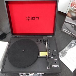 【開封済未使用品】 ion Vinyl Motion ポータブル トランク型 レコードプレーヤーの画像3