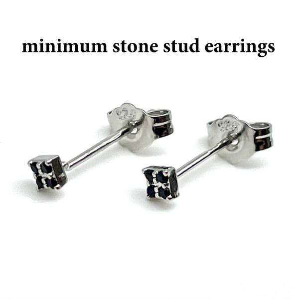《 送料無料 》 ピアス メンズ シルバー925 20G S 新品 人気 未使用 スタッドピアス キャッチピアス ジルコニア カジュアル 【PN2637】