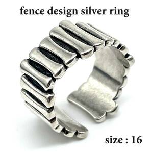 { free shipping } ring men's ring 16 number silver 925 new goods unused bo-n. open ring Street casual [PN3328]