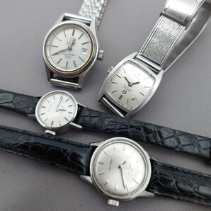 オメガ4本まとめ シーマスター COSMIC 2000 レディマティック デビル 自動巻き不動ジャンクOmega Seamaster Ladymatic De Ville AUTOMATICの画像5