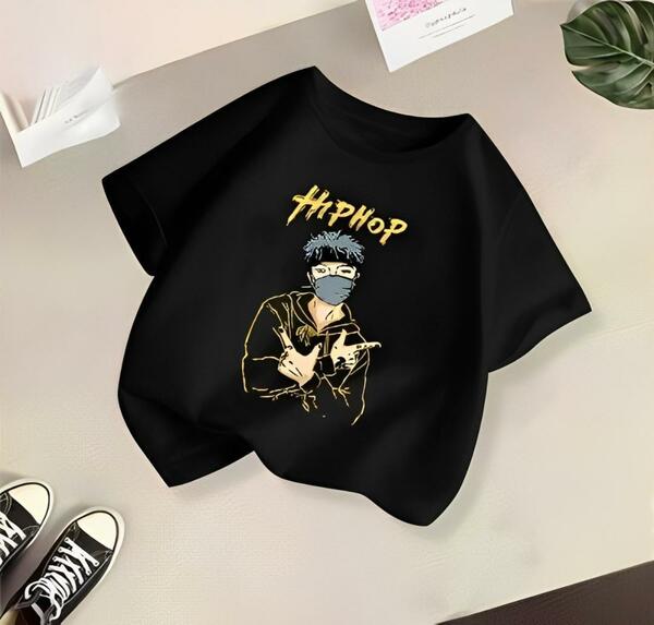 ★新品★ キッズ Tシャツ 男の子 人気 アニメ クール 格好い 記念 文化祭 block hiphop