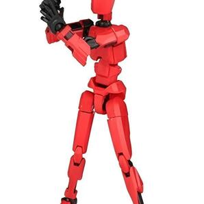 アクションフィギュア ロボット ダミー人形 赤