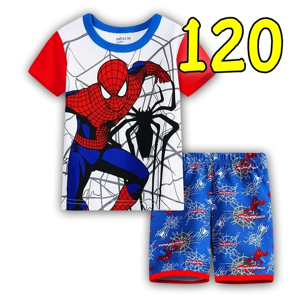 ★新品★ スパイダーマン 子供服 セットアップ キッズ 男の子 半袖 春夏120