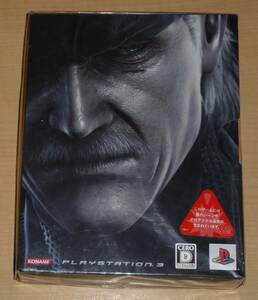 新品 PS3 METAL GEAR SOLID 4 メタルギアソリッド4 ガンズ・オブ・ザ・パトリオット 初回版 スペシャルエディション MGS4