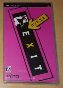 新品 PSP カンガエル EXIT カンガエル パズルアクション。 SQUARE ENIX タイトー パズルアクション