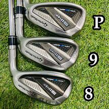 【良品】初心者推奨 TaylorMade SIM2 MAX テーラーメイド シムツーマックス メンズアイアンセット 6本 KBS MAX MT R85 スチール_画像3