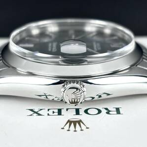 希少 ROLEX ロレックス オイスターデイト6694 ミラーグリーングラデーション 手巻き 新品仕上OH済新品ベルト、風防新品 極上美品 メンズの画像5