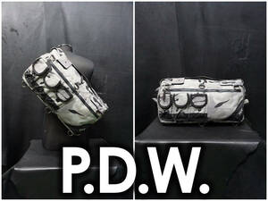 AVIREX P.D.W. 大容量ボディバッグ ウエストバッグ ミリタリー サバゲー 迷彩柄 PDW クロスボディ