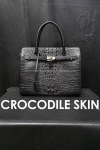  крокодил звуковой сигнал задний Birkin способ ручная сумочка Crown имеется .wani большая сумка задний wani кожа 