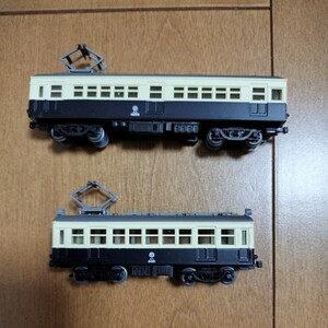 【中古品】④TOMYTEC　鉄コレ　鉄道コレクション　第1弾　上田丸子電鉄　モハ4255＆モハ2321　2両セット　　　　鉄道　鉄道模型　Nゲージ　