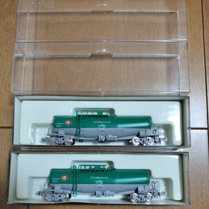 【中古品】⑤KATO　カトー　タキ43000　日本石油輸送色　2両セット　　　　鉄道　鉄道模型　Nゲージ　貨物列車　タキ