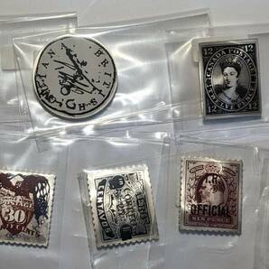 The world's most valuable stamps SILVERS 切手型 銀製 ２５枚（925 257ｇ）フランクミントの画像7