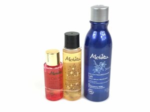 未使用　メルヴィータ　Melvita　フラワーブーケ 化粧水 100ml／ロルロゼ スキンオイル1.5ml／ロルビオ　シャワージェル　40ml　KES-2584