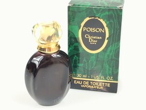 クリスチャン・ディオール　Christian Dior　プアゾン　POISON　オードトワレ　スプレー　30ml　残量：8割　YK-4156