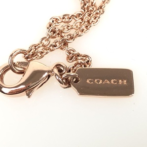 未使用 コーチ COACH ハート ネックレス ピンクゴールドカラー×ラインストーン YAS-5224の画像5