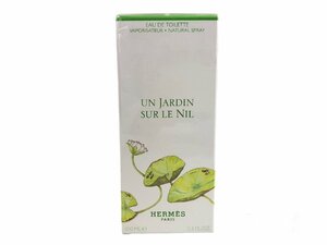 未使用　フィルム未開封　エルメス　HERMES　ナイルの庭　UN　JARDIN　SUR　LE　NIL　オードトワレ　スプレー　100ml　YK-6397