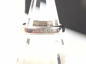 Gucci Gucci Square Ring Кольцо 750/белое золото 4,8 г размер гравирован # 15/фактический размер 14 YAS-5582