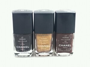 シャネル　CHANEL 　ヴェルニ　　ネイルエナメル　ネイルカラー　#14#103#91　13ml×3本　KES-2348