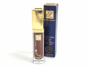 未使用　エスティローダー　ESTEE LAUDER　ピュアカラー　クールグロス　リップグロス　#807　クールコーヒー　ブラウンカラー　KES-2292　