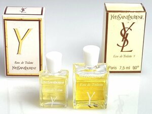 残多　イヴ・サンローラン　YSL　Y　オードトワレ　ミニボトル　7.5ml・2.5ml　サンプル品　YMK-721