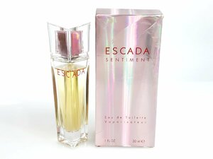 廃盤　残多　エスカーダ　ESCADA　SENTIMENT　センティメント　オードトワレ　スプレー　30ml　残量：8～9割　YK-4965