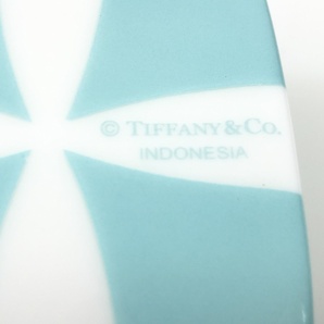 未使用 ティファニー TIFFANY ブルーリボン 陶器 小物入れ ジュエリーボックス 4.5cm×4.5cm×3cm YZ-335の画像5