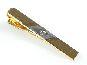  Christian * Dior Christian Dior Logo галстук булавка серебряный цвет × Gold цвет YMA-772