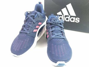 新品　アディダス adidas　クライマクール ランニングシューズ　 23.5cm　ネイビー/ピンク　レディース　ジュニア　CM7402 YSH-1131