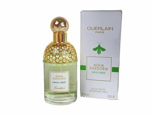 残多　ゲラン　GUERLAIN　AQUA ALLEGORIA　アクア アレゴリア　リモン ヴェルデ　オーデトワレ　スプレー　75ml　残量：9割　YK-6415