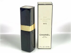 残多　シャネル　CHANEL　No.5　オードトワレ　スプレー　30ml　YK-6536