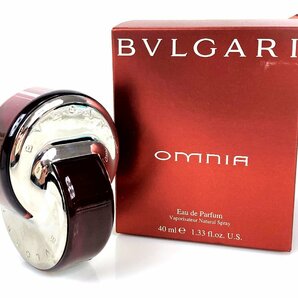 残多 ブルガリ BVLGARI OMNIA オムニア オードパルファム スプレー 40ml 残量：9割 YK-6358の画像1