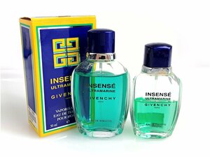 ジバンシィ　GIVENCHY　INSENSE ULTRAMARINE　アンサンセ ウルトラマリン　オードトワレ　スプレー　50ml/30ml　2本セット　YK-6629