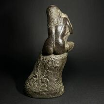 置物　裸婦　美人像　細工彫刻　時代物　西洋美術品　古美術品　高さ約29cm_画像4
