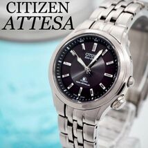 144 CITIZEN アテッサ時計　レディース腕時計　電波ソーラー時計　高級_画像1